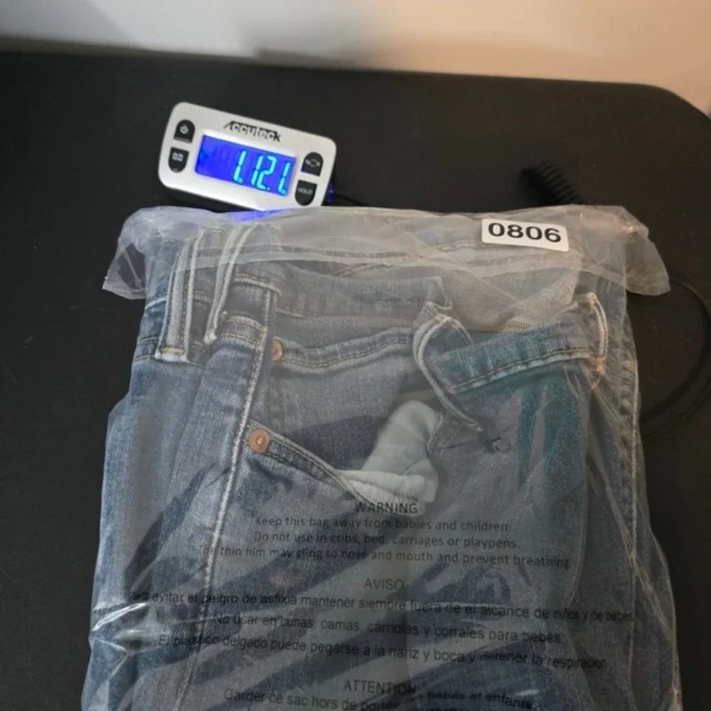 Levi's 559‎ Relaxed Straight Leg Jeans Classic Denim Blue Jeans W38 L34